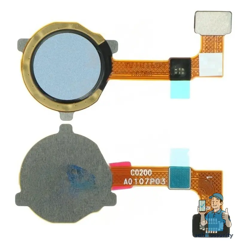 Fingerprint Sensor with Flex Cable for OPPO A15 Blue